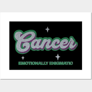 Cancer Emotionally Enigmatic Zodiac Sign Astrology Horoscope Posters and Art